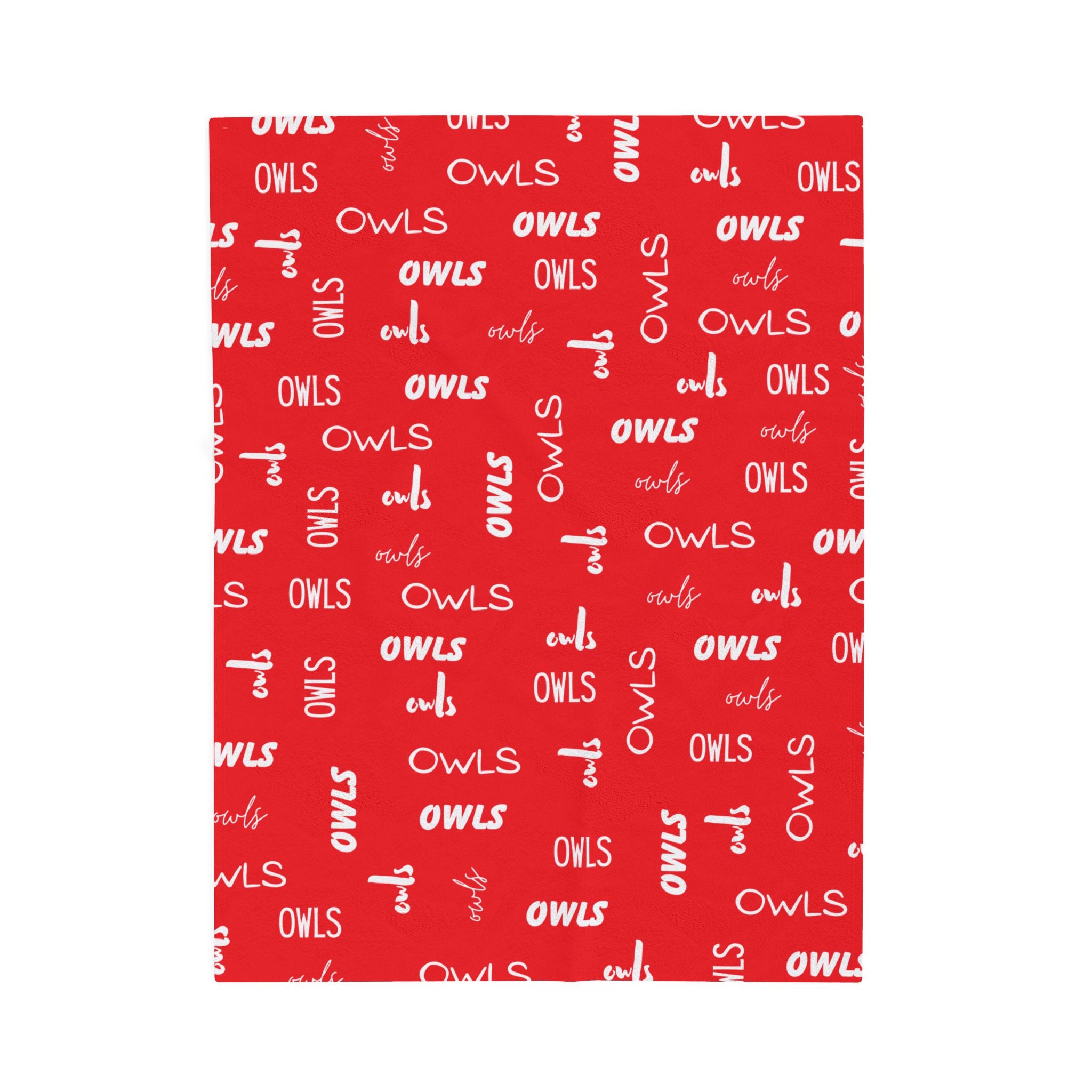 Owls Plush Blanket