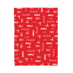 Owls Plush Blanket