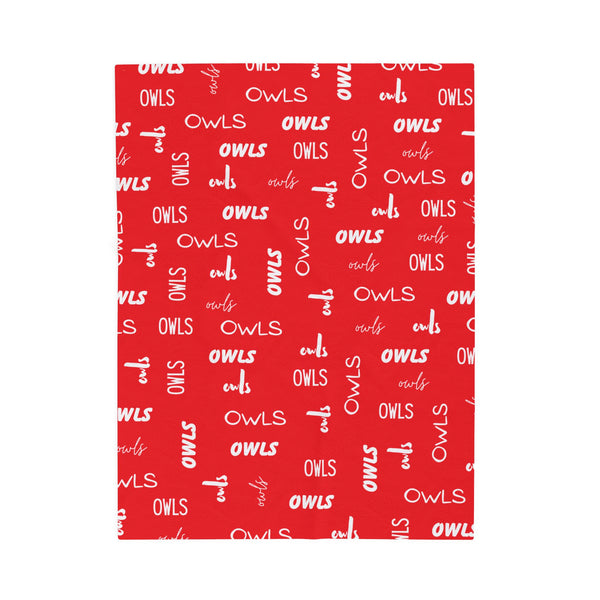 Owls Plush Blanket