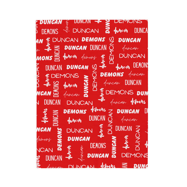 Duncan Demons Blanket