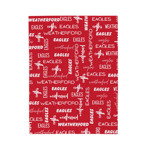 Weatherford Eagles Plush Blanket