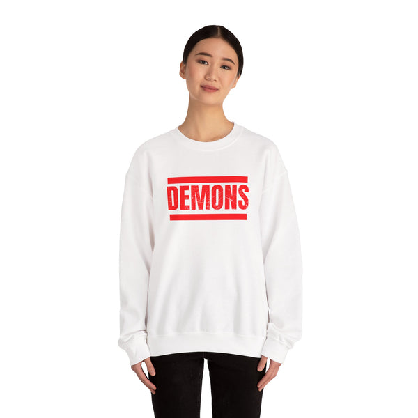 DEMONS distressed sweatshirt