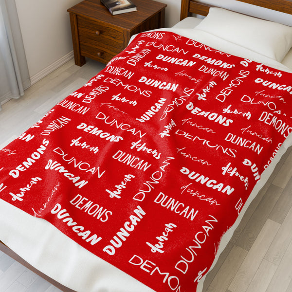 Duncan Demons Blanket