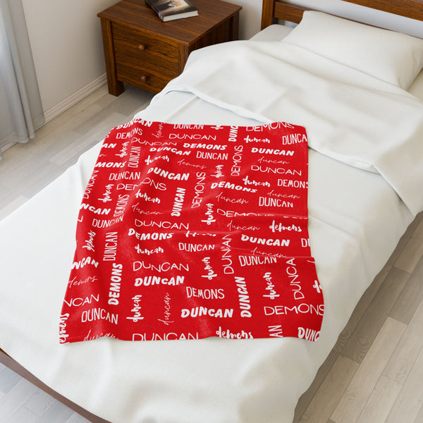 Duncan Demons Blanket