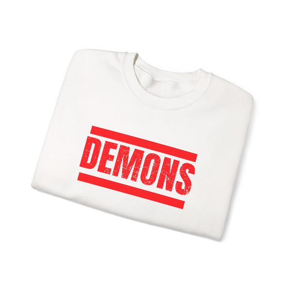 DEMONS distressed sweatshirt