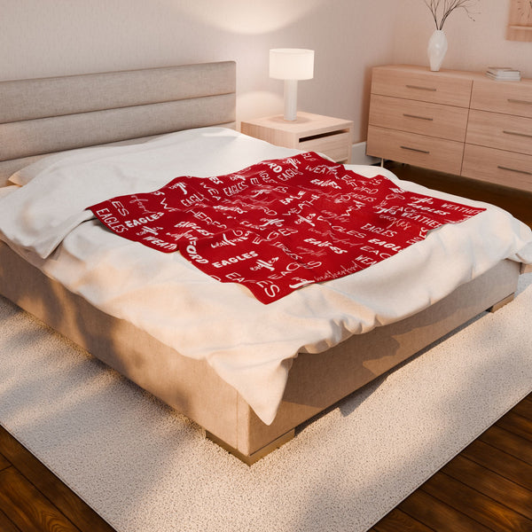 Weatherford Eagles Plush Blanket