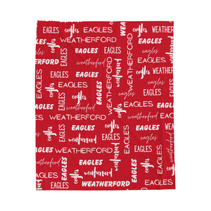 Weatherford Eagles Plush Blanket