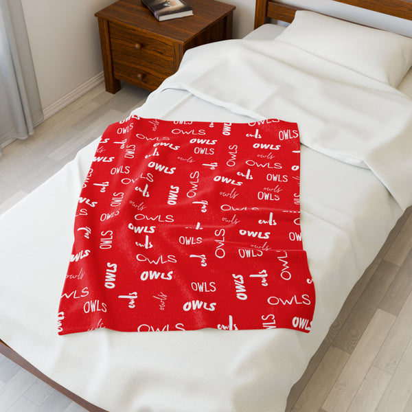 Owls Plush Blanket
