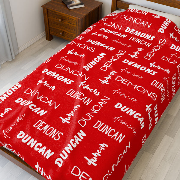 Duncan Demons Blanket