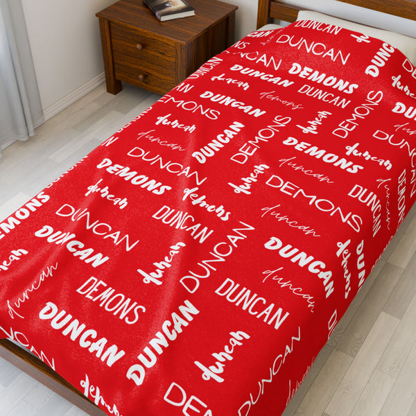 Duncan Demons Blanket
