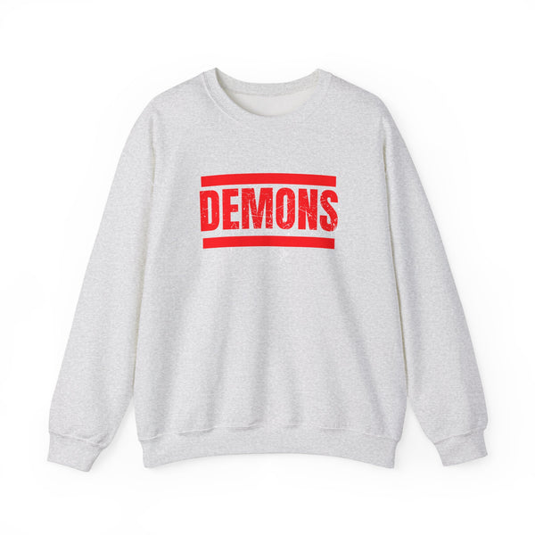 DEMONS distressed sweatshirt