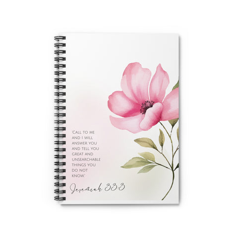 Jeremiah 33:3 notebook