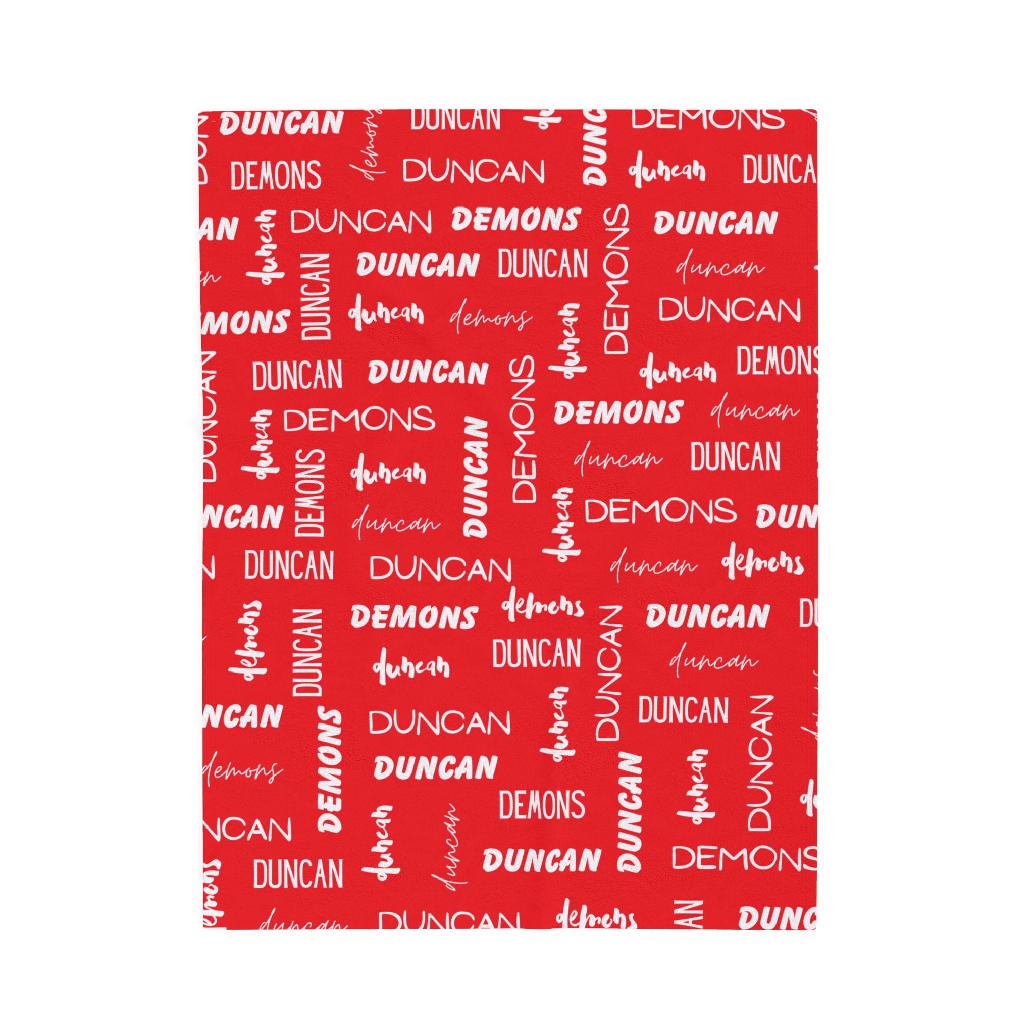 Duncan Demons Blanket