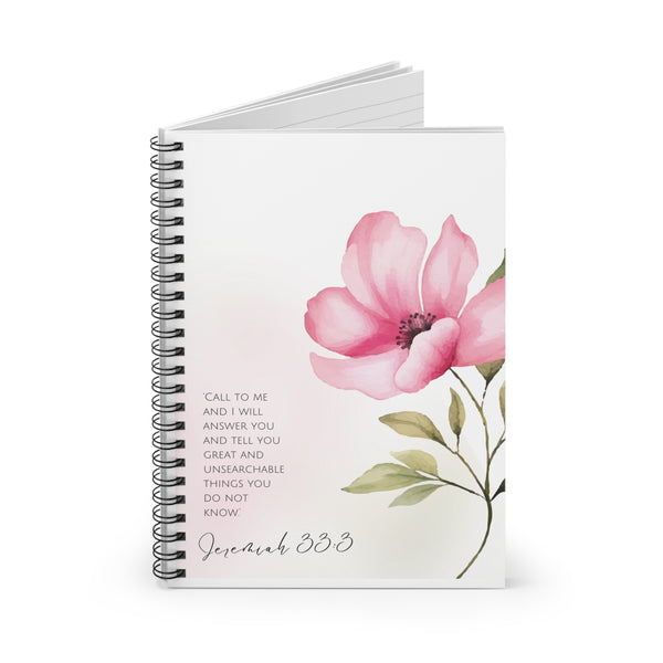 Jeremiah 33:3 notebook