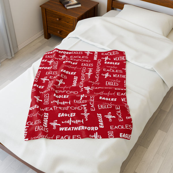 Weatherford Eagles Plush Blanket