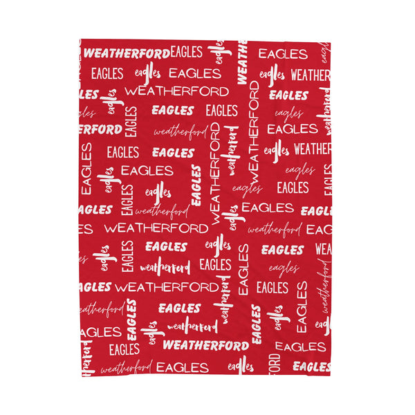 Weatherford Eagles Plush Blanket