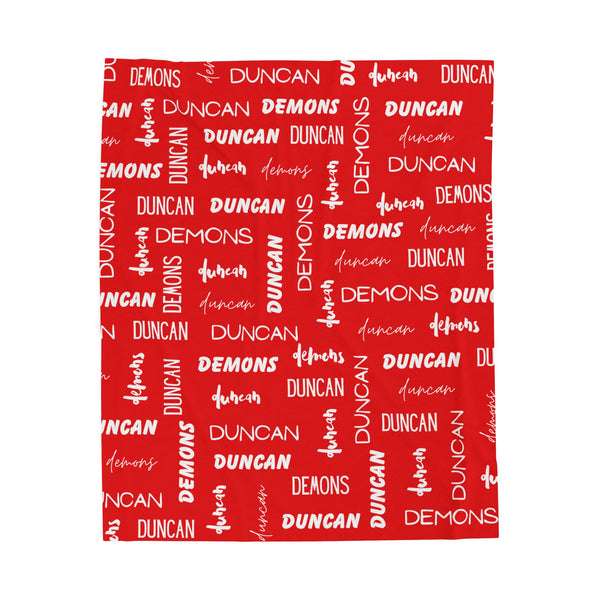 Duncan Demons Blanket