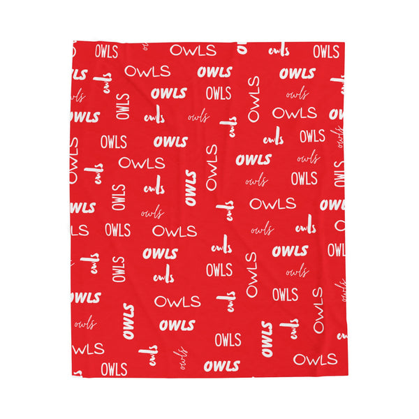 Owls Plush Blanket