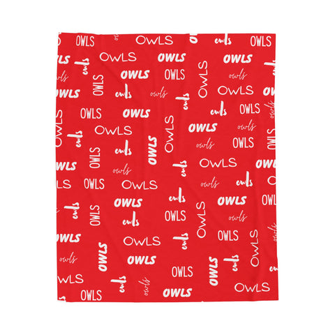 Owls Plush Blanket