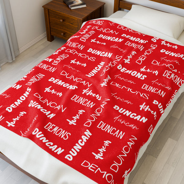 Duncan Demons Blanket