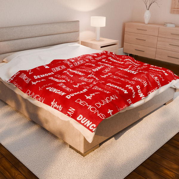 Duncan Demons Blanket