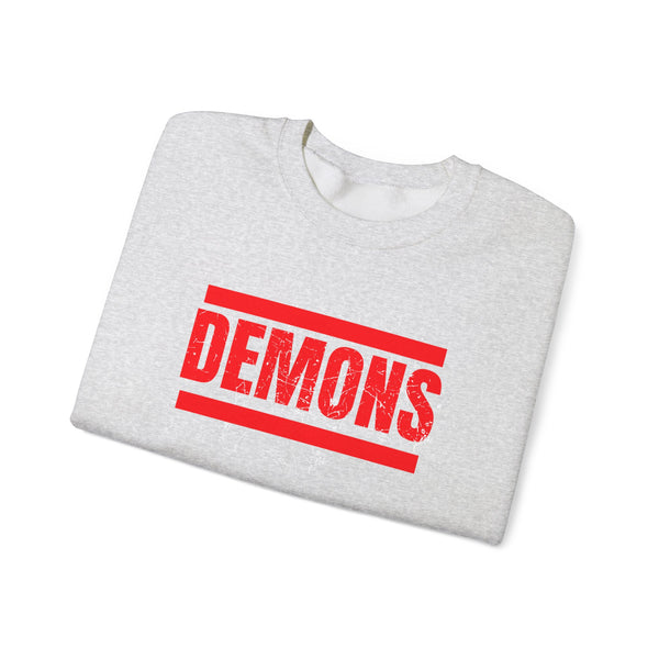 DEMONS distressed sweatshirt
