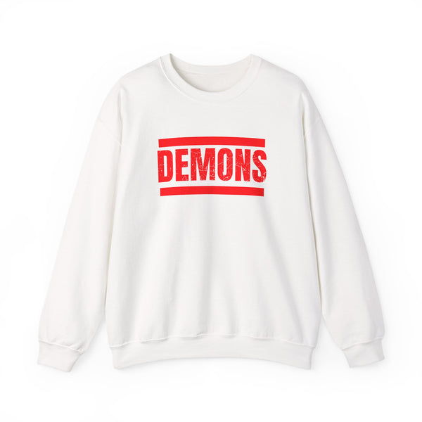DEMONS distressed sweatshirt