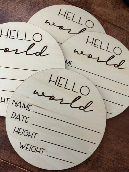 Hello World! Birth announcement